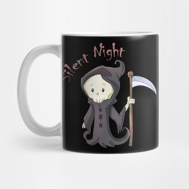 Silent Night Grim Reaper - Christmas Ghost by Wanderer Bat